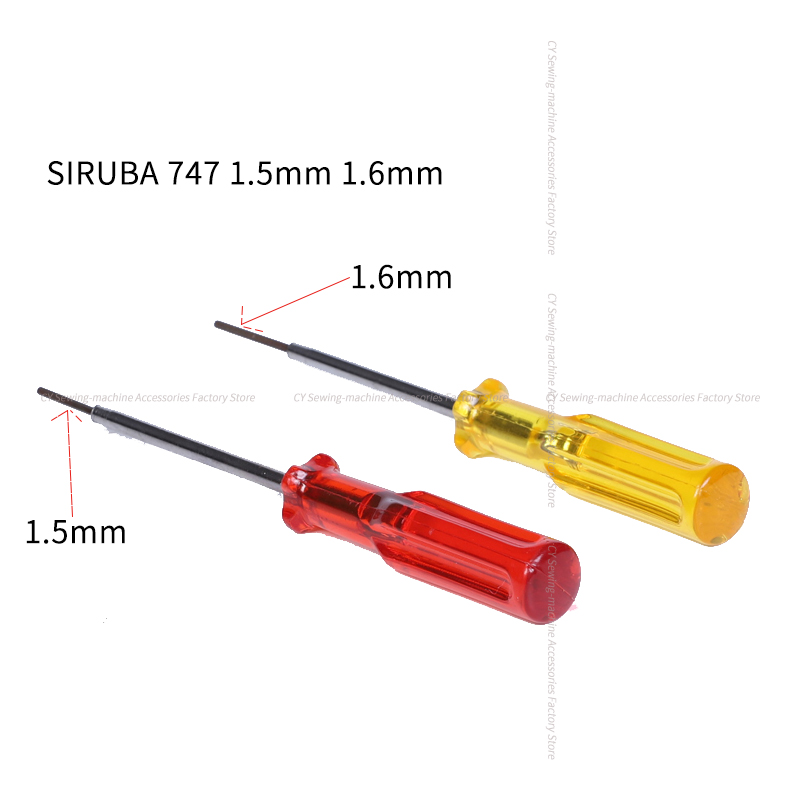 Embroidery Yellow - 100 Uds 1,5mm 1,6mm tornillo con