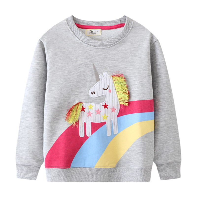 Embroidery Unicorn - Jumping Meters, Nueva Llegada, Sudaderas de