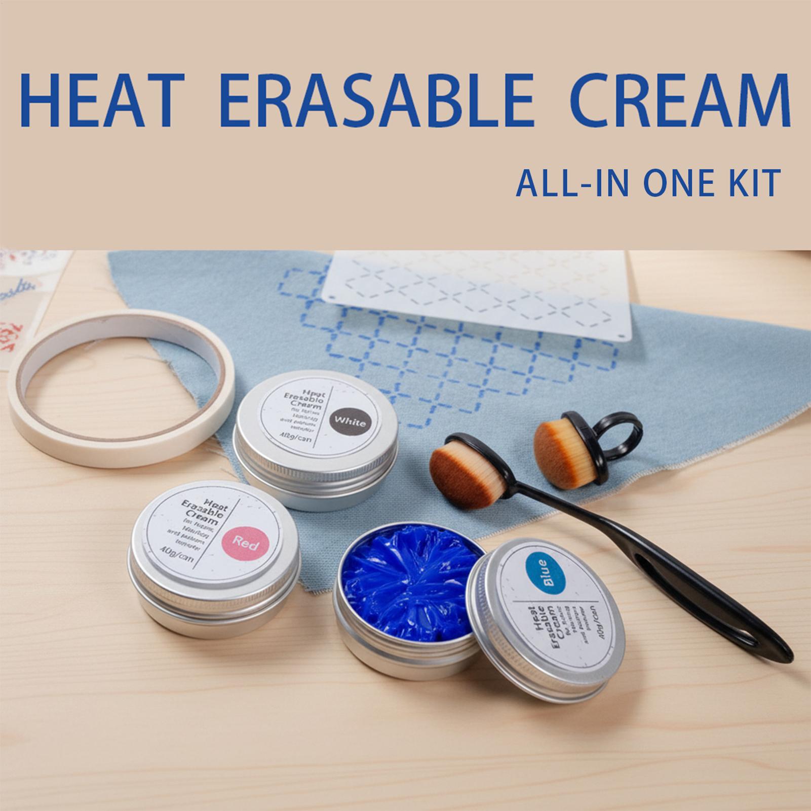 Embroidery Kit - Kit de crema termo-borrable para tela
