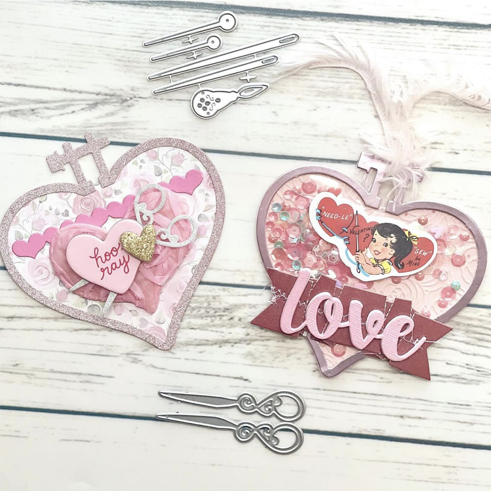 Embroidery Zone - KSCRAFT-troqueles de corte de Metal con