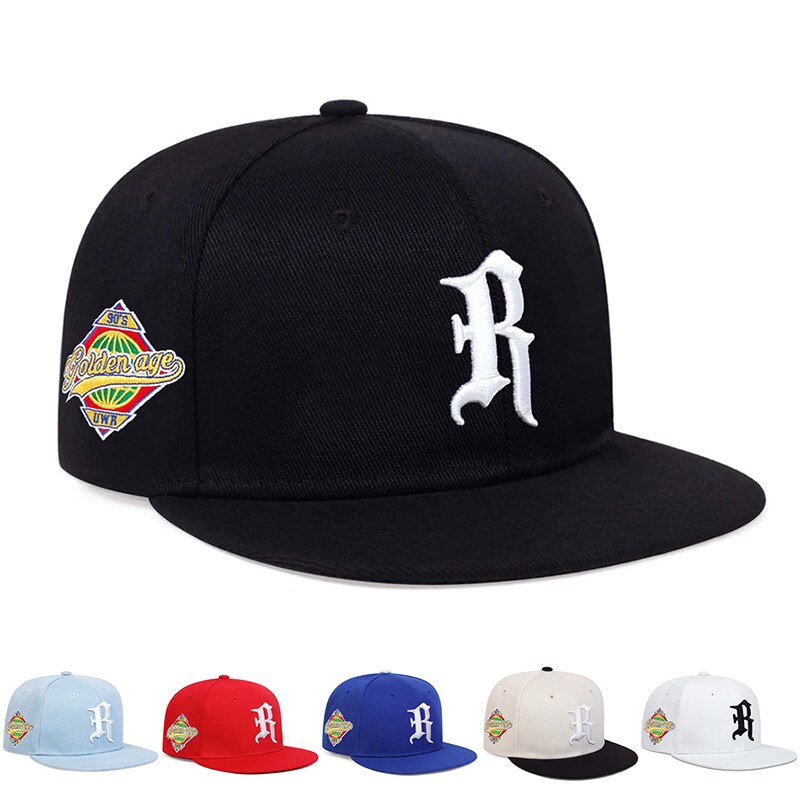 Embroidery Gothic - Sombreros góticos de hip-hop con bordado