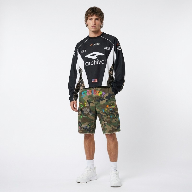 Embroidery Print - Conjunto de ropa urbana Hip Hop