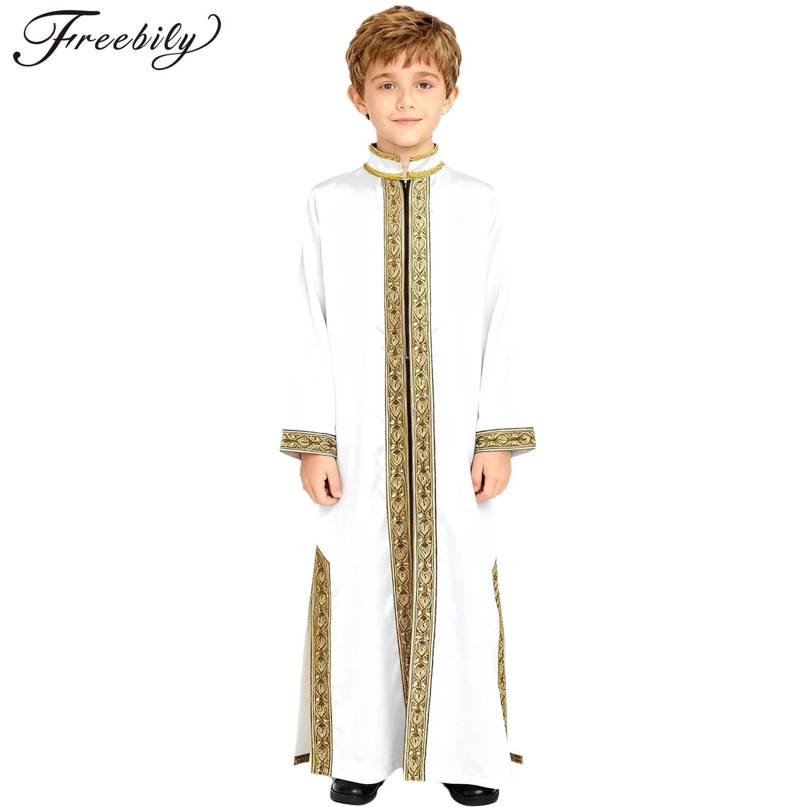 Embroidery Jacket - Maxivestido musulmán Thobe Kaftans con bordado