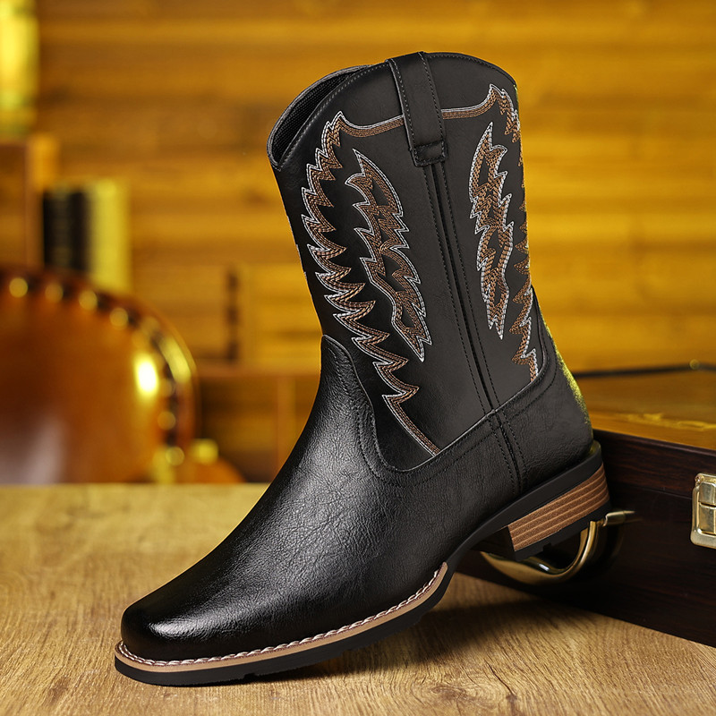 Botas de vaquero occidentales  - Embroidery Fabric reseña y precio