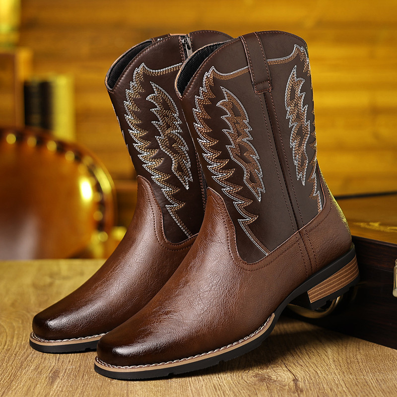 Botas de vaquero occidentales  - Embroidery Fabric reseña y precio