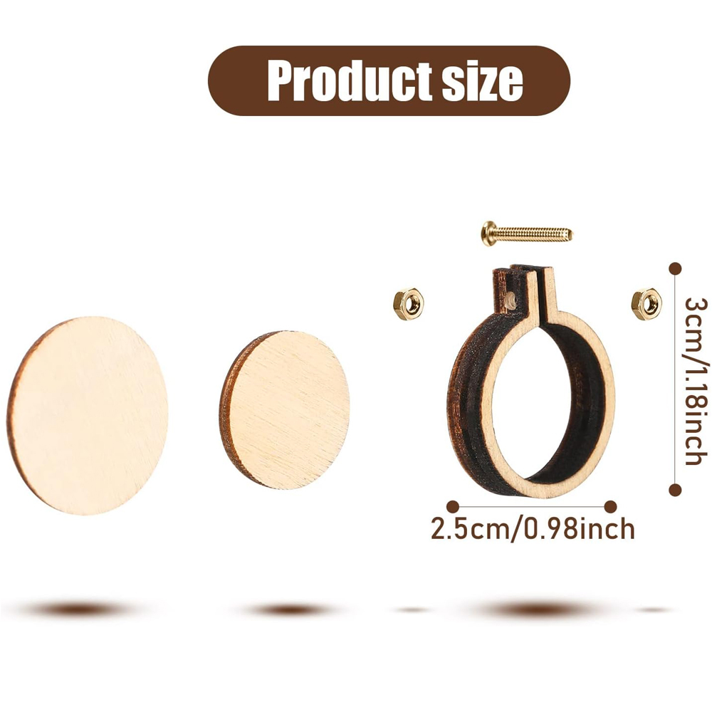 10 unids/set de Mini anillo de - Embroidery Hoop Square reseña y precio