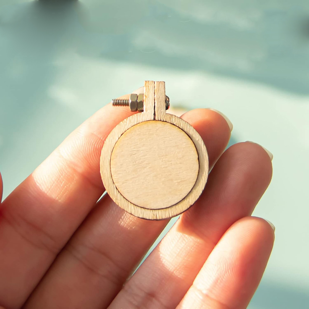 10 unids/set de Mini anillo de - Embroidery Hoop Square reseña y precio
