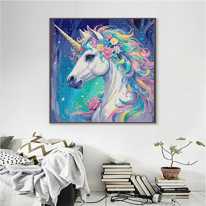 Joy Sunday-Juego de punto de c - Embroidery Unicorn reseña y precio