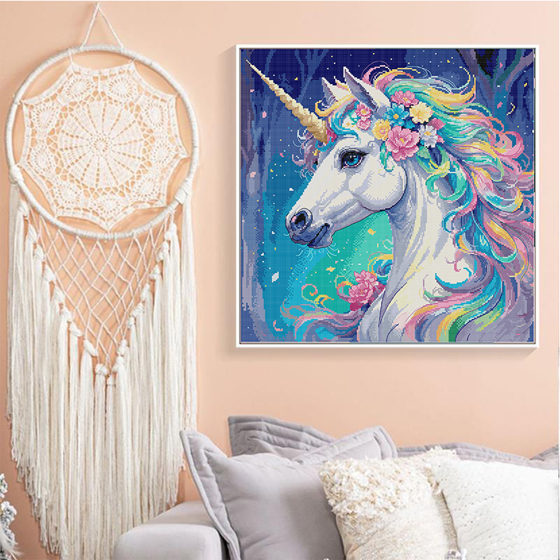 Joy Sunday-Juego de punto de c - Embroidery Unicorn reseña y precio