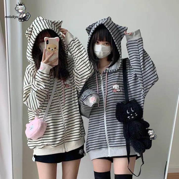Sudadera con capucha Y2K para  - Embroidery Jacket reseña y precio