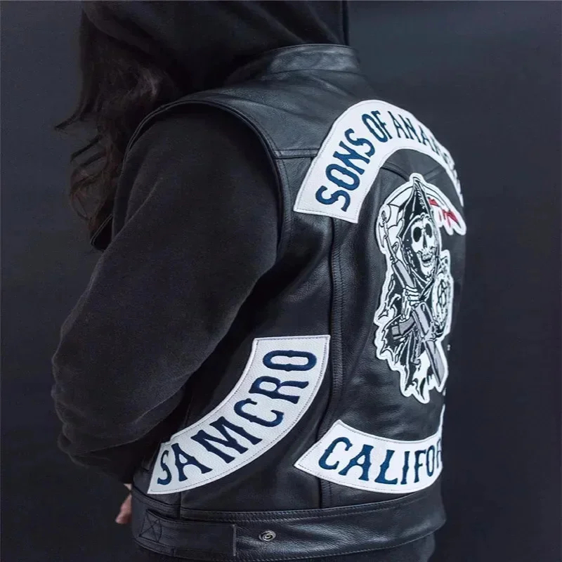 Chaleco de Cuero ABC123 para H - Embroidery Jacket reseña y precio