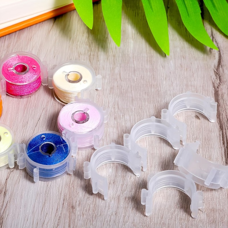 35 clips para bobinas, evitan  - Embroidery Yarn reseña y precio