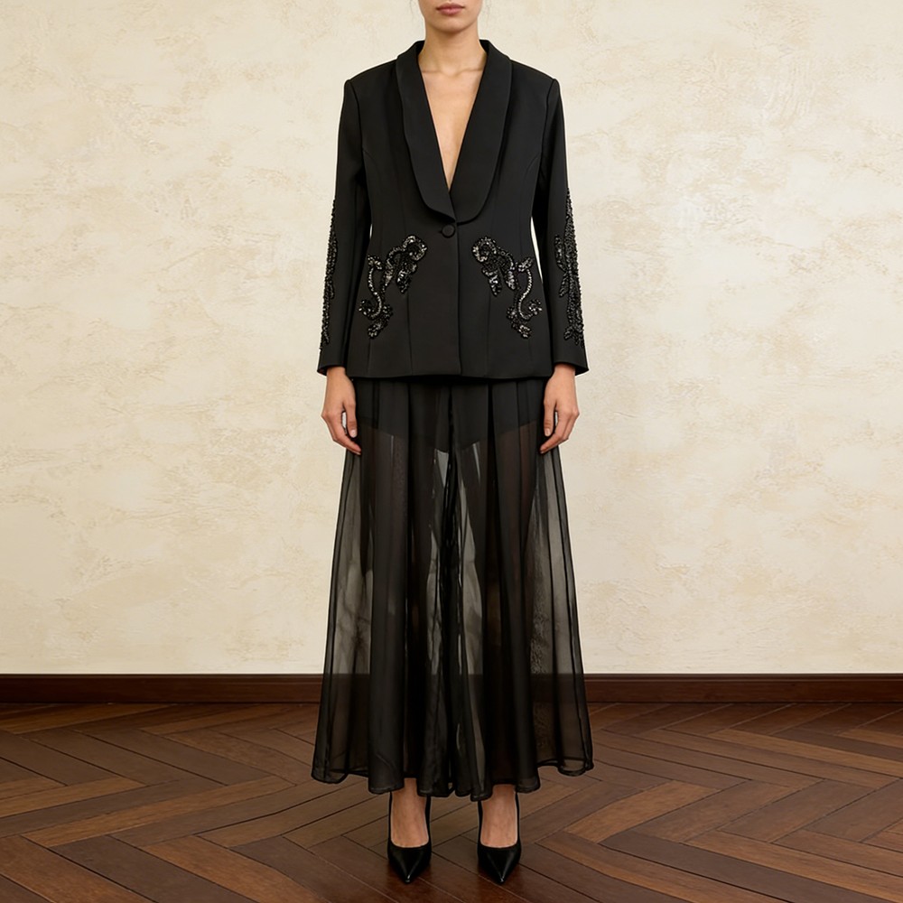 Conjunto de Dos Piezas TWOTWIN - Embroidery Jacket reseña y precio