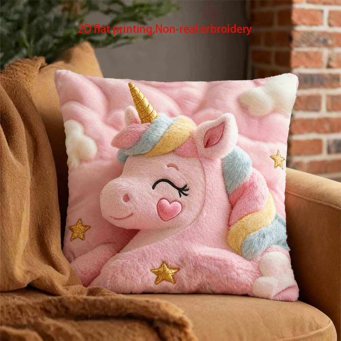 Fundas de almohada VIKAMA con  - Embroidery Unicorn reseña y precio