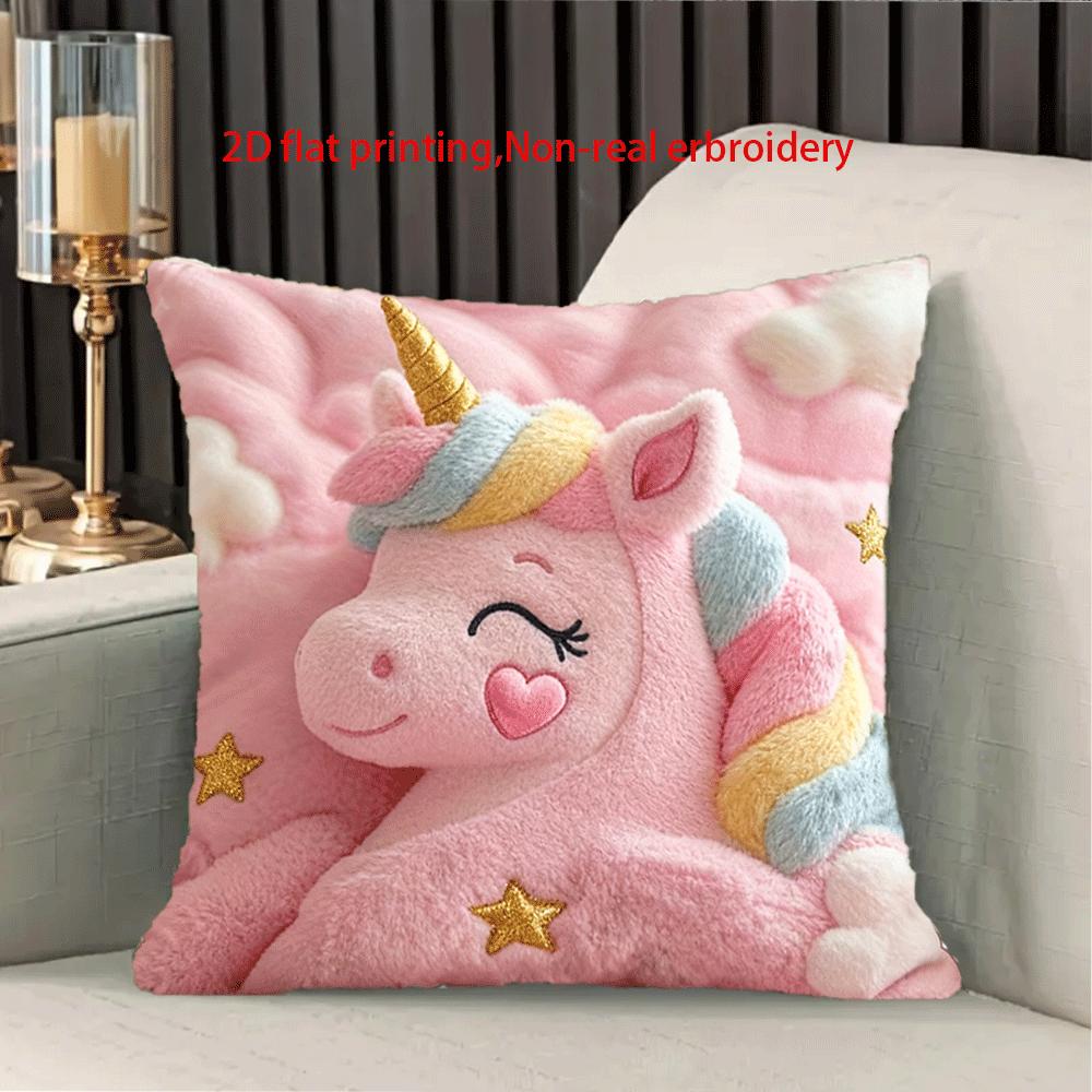 Fundas de almohada VIKAMA con  - Embroidery Unicorn reseña y precio