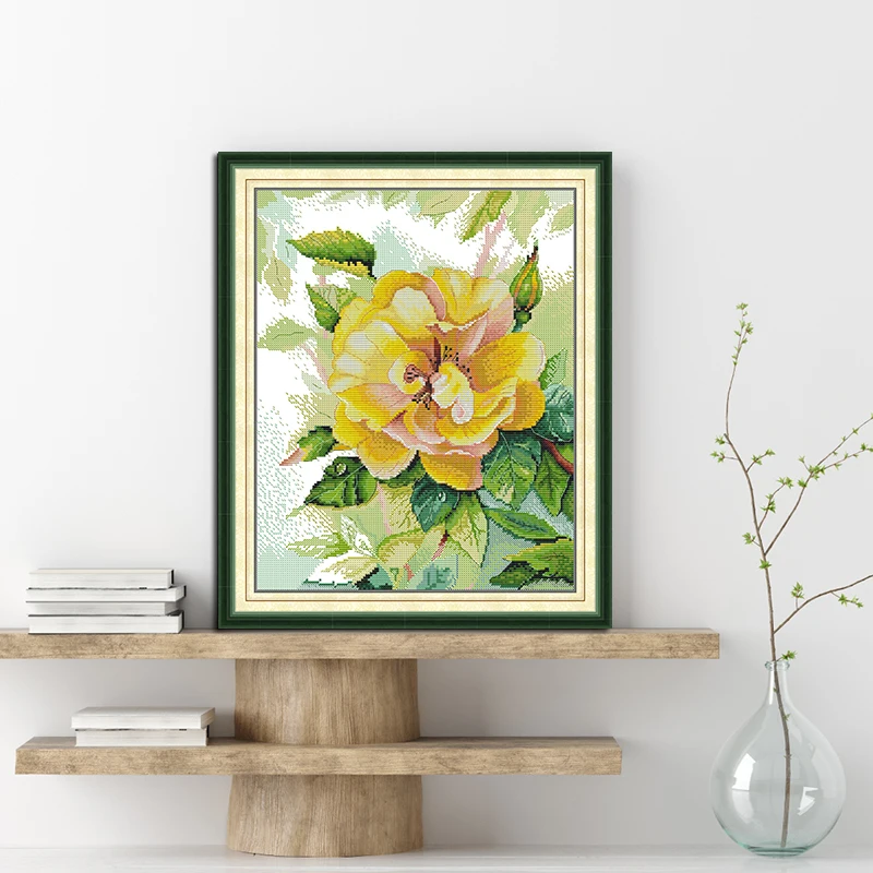 Kit de punto de cruz Joy Sunda - Embroidery Yellow reseña y precio