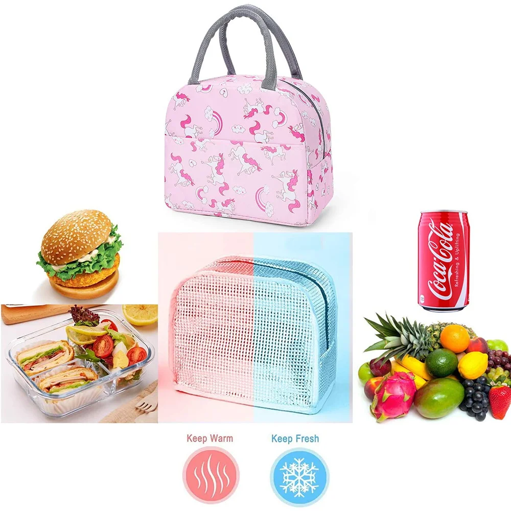 Bolsa de almuerzo aislante con - Embroidery Unicorn reseña y precio