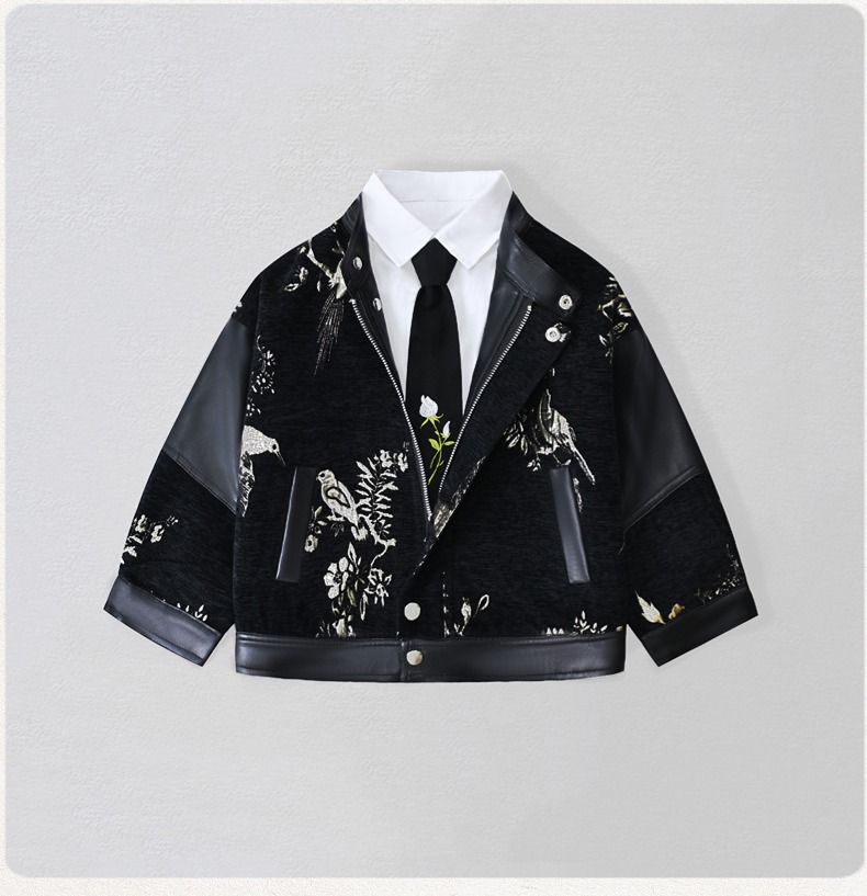 Chaqueta de cuero Pu con borda - Embroidery Jacket reseña y precio