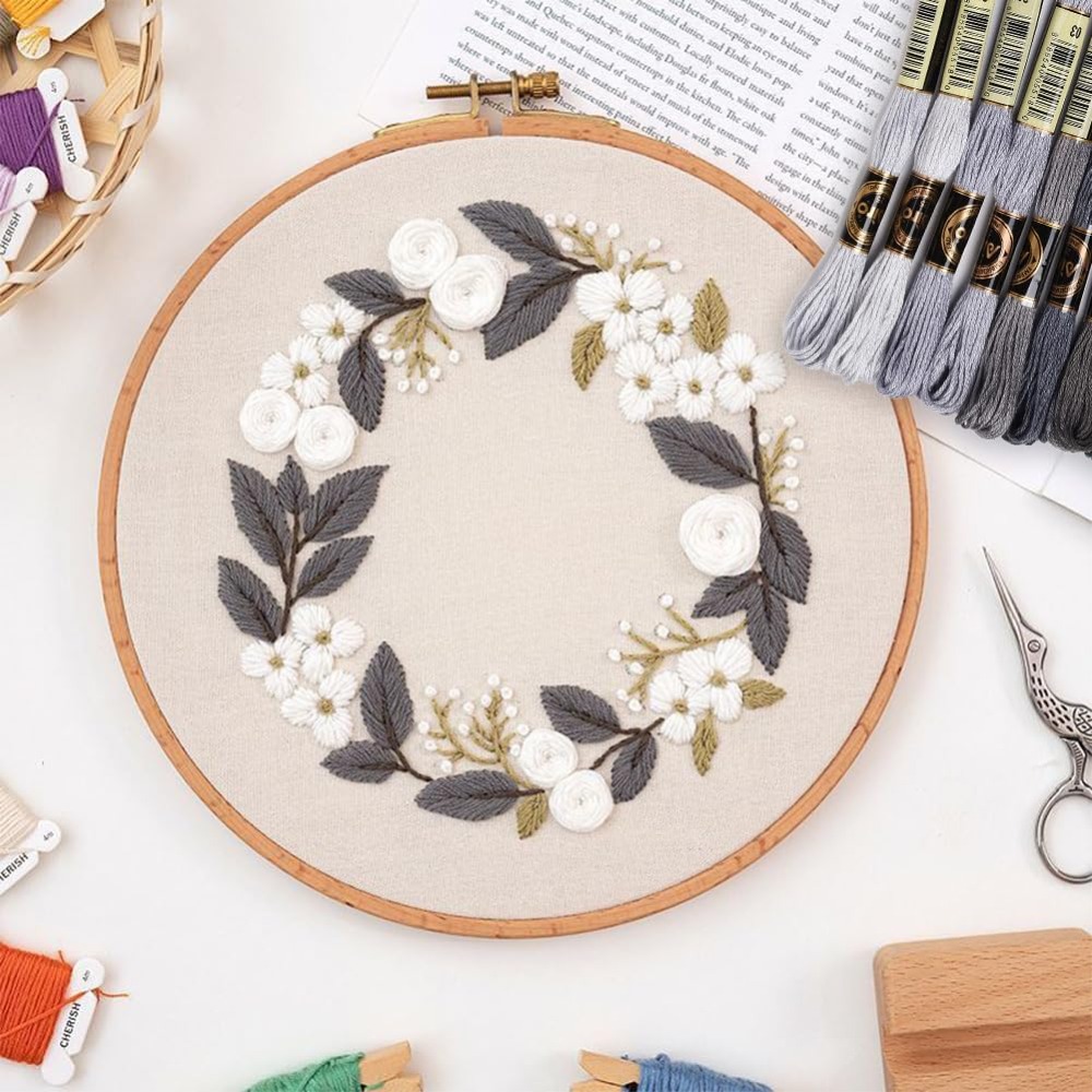 8 ovillos, 70 yardas, pulseras - Embroidery Yarn reseña y precio