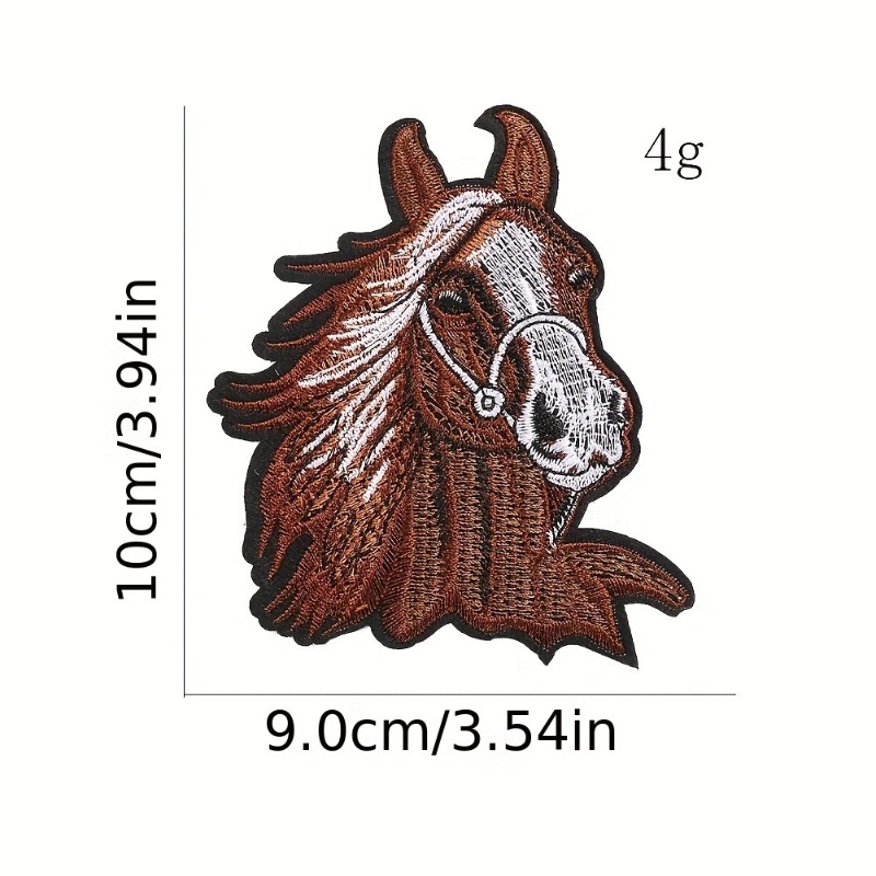 Cabeza de caballo adhesivo bor - Embroidery Unicorn reseña y precio