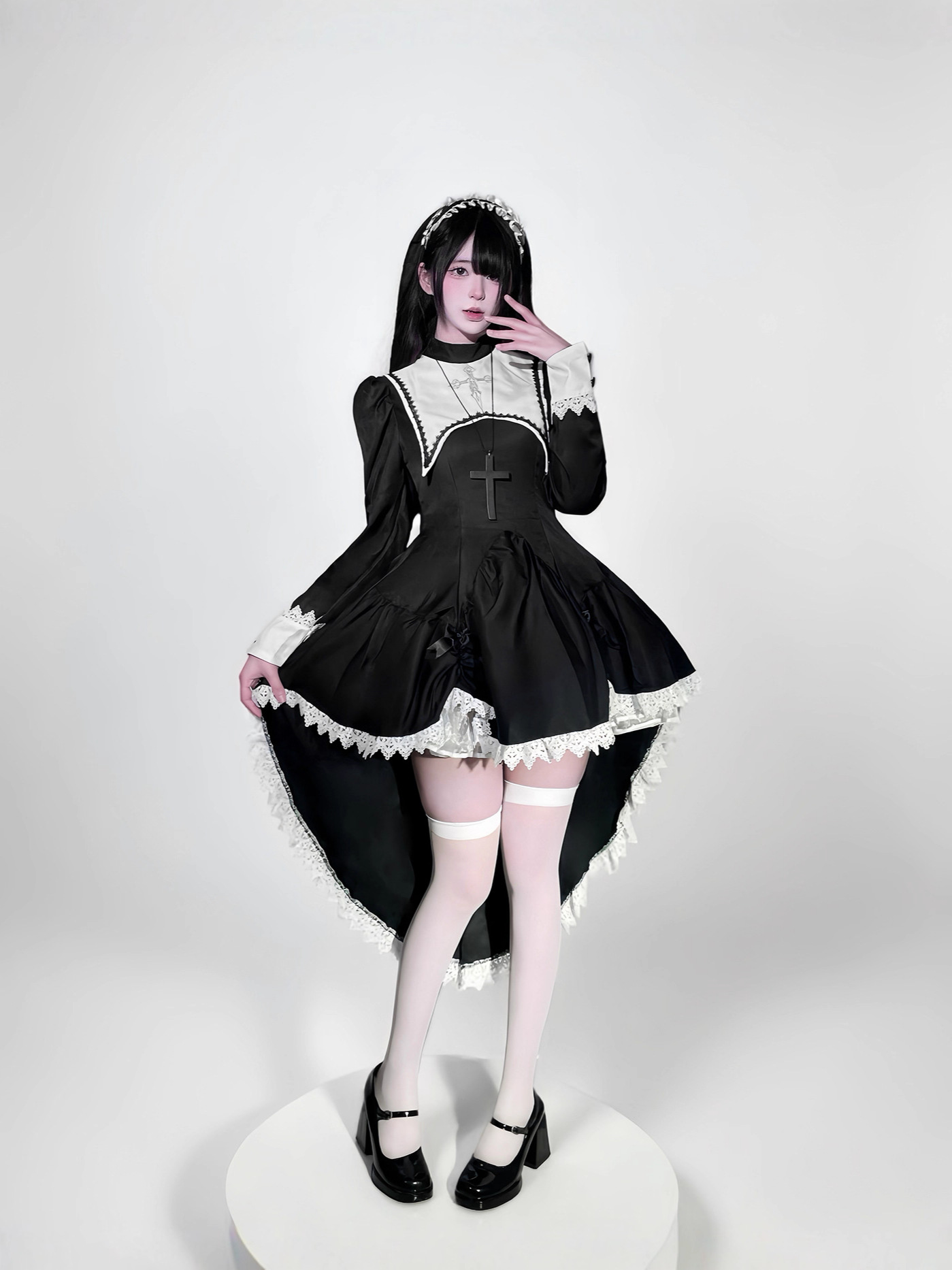 Disfraz de monja de Halloween  - Embroidery Gothic reseña y precio