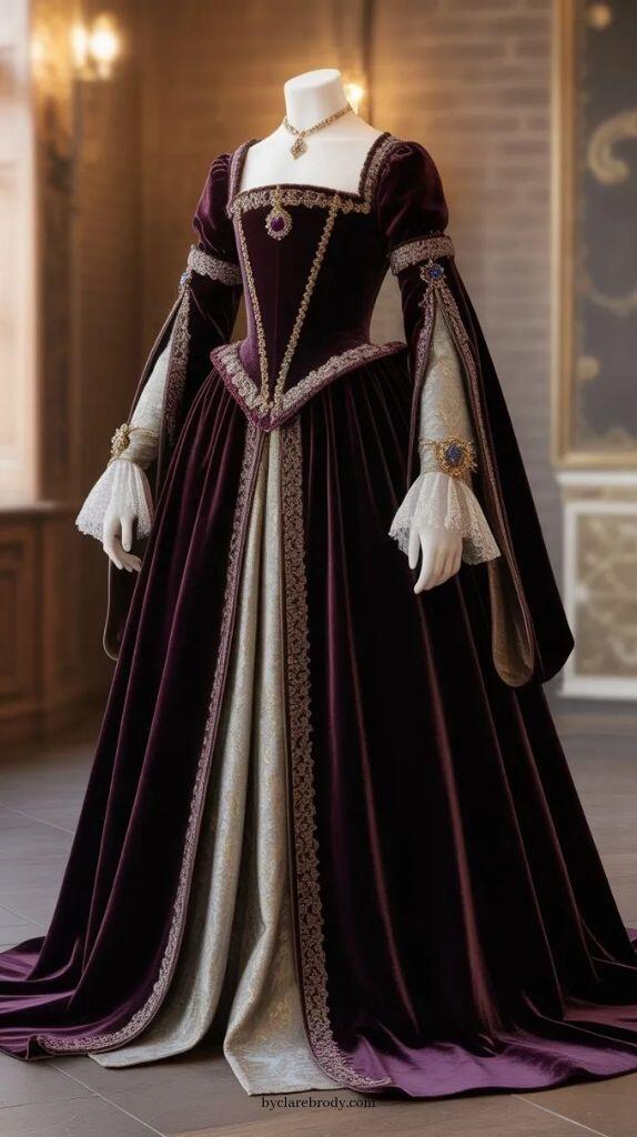 Vestido de fiesta morado de du - Embroidery Kit reseña y precio