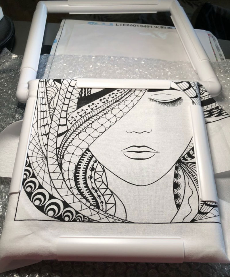 Marco de bordado cuadrado, aro - Embroidery Hoop Square reseña y precio