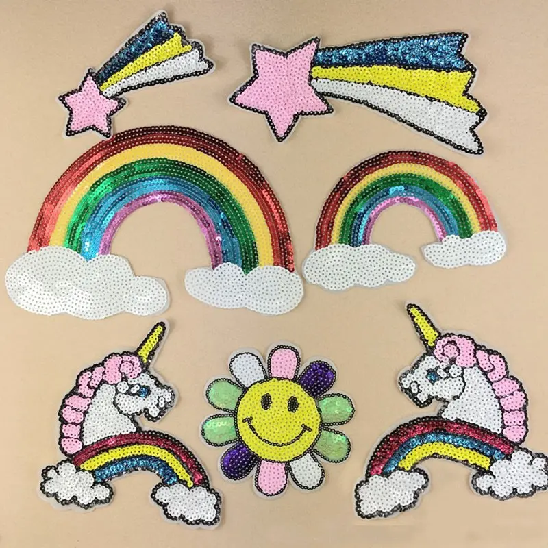 Parches bordados de lentejuela - Embroidery Unicorn reseña y precio