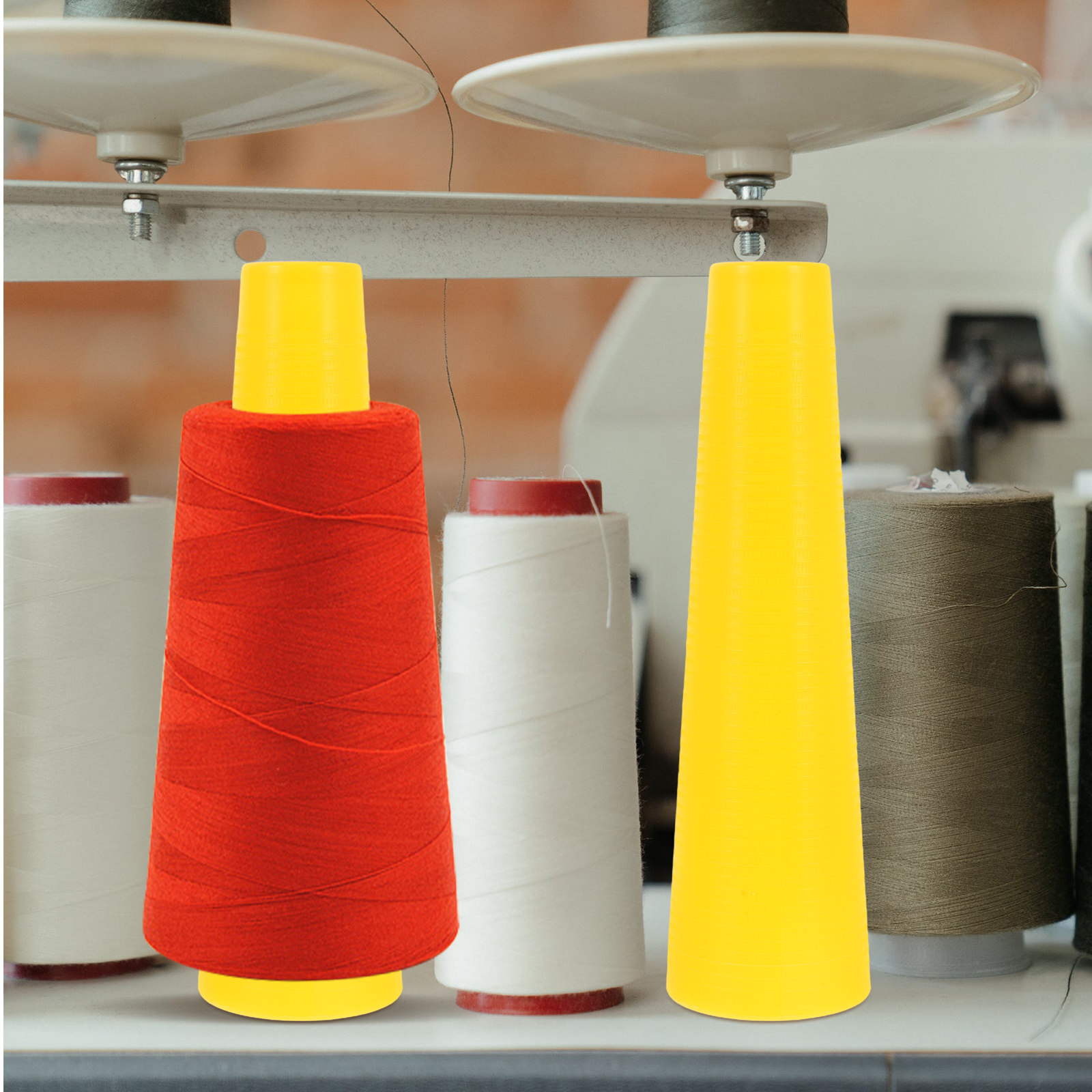 10 Bobinas Cónicas de Plástico - Embroidery Yarn reseña y precio